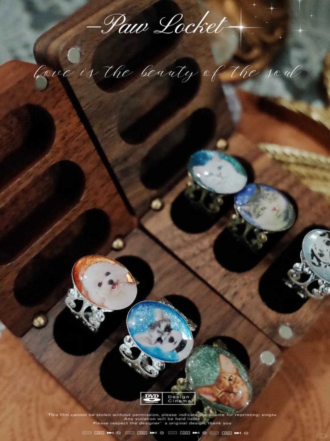 Custom Pet Photo Ring - Personalized Dog Cat Portrait Jewelry - Pet Memorial Keepsake - Antique Bronze or Silver Finish - Gift for Pet Lover