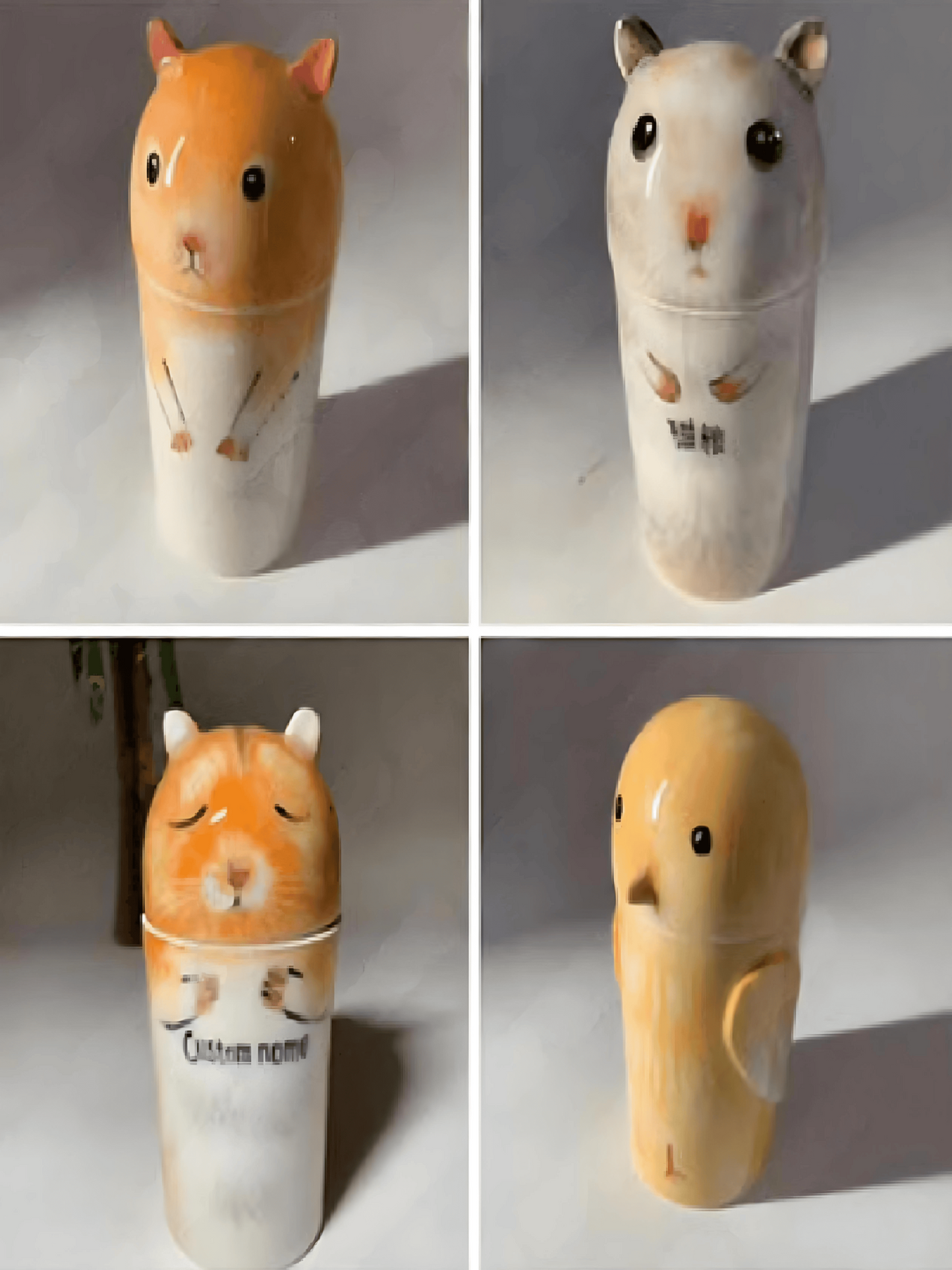 Cherished Small Pet Memorial Urn – Hand-Painted Artistic Tribute (Rabbit, Parrot, Hamster & More)